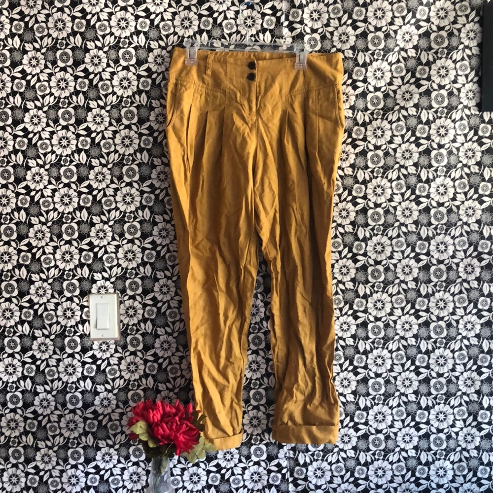 Cool mustard vintage pants